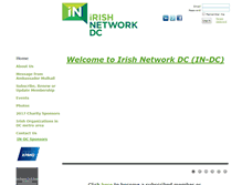 Tablet Screenshot of irishnetwork-dc.com